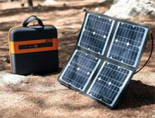 Солнечная электростанция, умещающаяся в небольшом портфеле 
