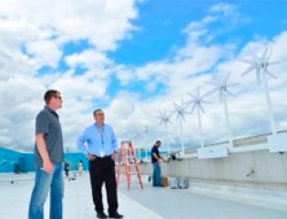 Intel тестирует комплекс ветряных микротурбин на крыше штаб-квартиры