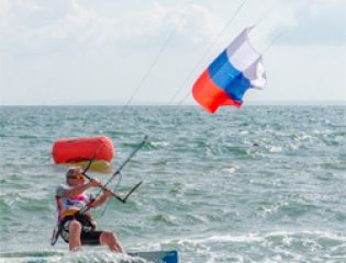 Поставлен рекорд при пересечении Керченского пролива с помощью энергии ветра