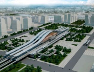В Астане строится новый энерго-эффективный железнодорожный вокзал