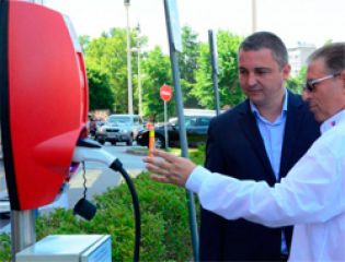 Первая станция зарядки электромобилей открылась в Варне
