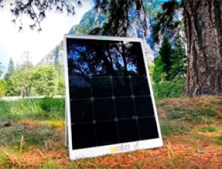 Солнечная панель со встроенным аккумулятором, инвертором и ПО