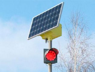 В Нягани появились светофоры на солнечных батареях