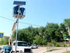 В столице Калмыкии стало больше фонарей на солнечных батареях 