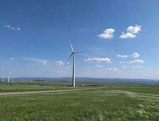 В Кочубеевском районе Ставрополья собрана первая ВЭУ