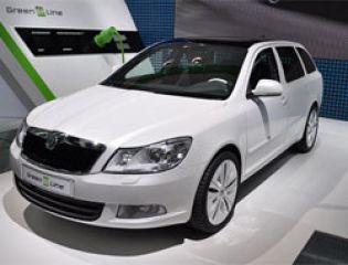 Skoda тестирует электромобиль Octavia Green E Line