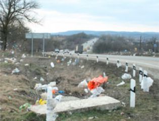 Власти Воронежа озаботились придорожным мусором