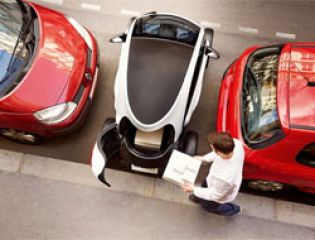 Грузовой вариант электромобиля Renault Twizy