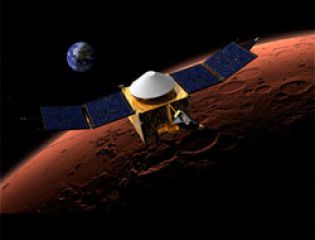 Спутник MAVEN будет собирать данные об атмосфере Марса