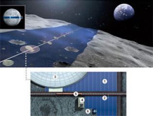Луну превратят в гигантскую солнечную электростанцию