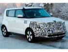 Электрический KIA Soul тестируется на заснеженной трассе