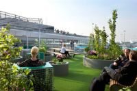 Парк в аэропорту Амстердама: зеленая реальность и виртуальность