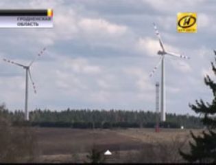 Первые установки будущего ветропарка запустили в Гродненской области